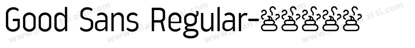 Good Sans Regular字体转换